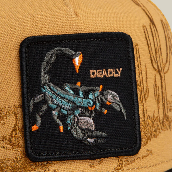 Goorin Bros. Badlands Scorpion Trucker amber