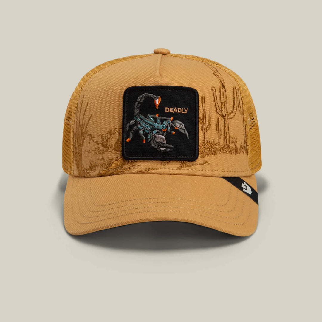 Goorin Bros. Badlands Scorpion Trucker amber