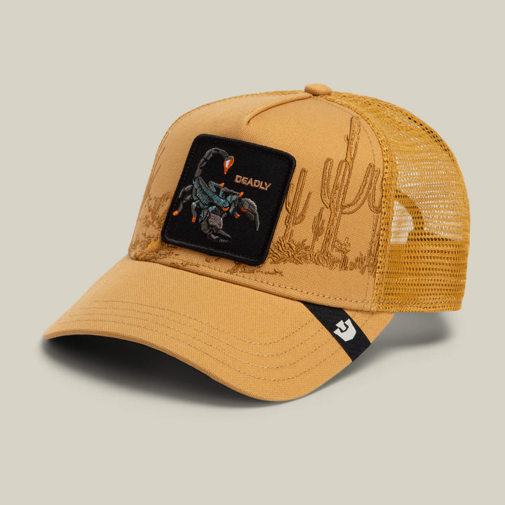 Goorin Bros. Badlands Scorpion Trucker amber