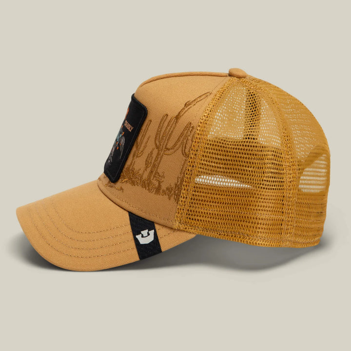 Goorin Bros. Badlands Scorpion Trucker amber