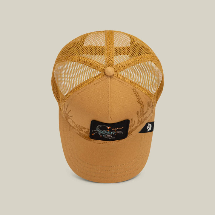 Goorin Bros. Badlands Scorpion Trucker amber
