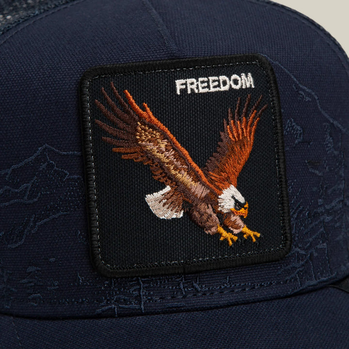 Goorin Bros. Badlands Eagle Trucker edge
