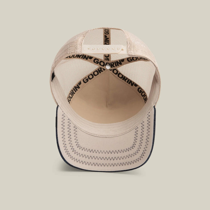 Goorin Bros. Denim Guard trucker dark denim