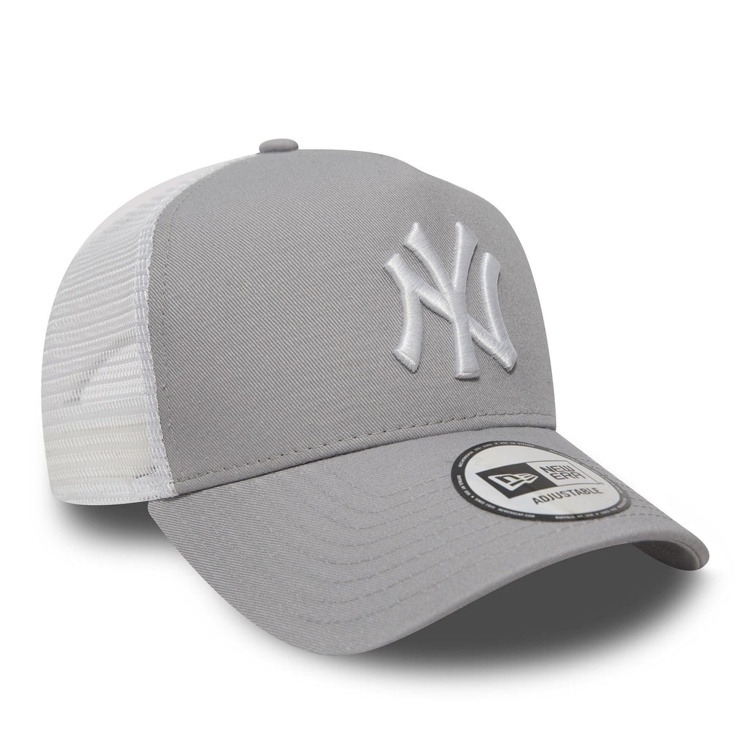 New Era Clean A-Frame Trucker NY Yankees grey/white - Shop-Tetuan