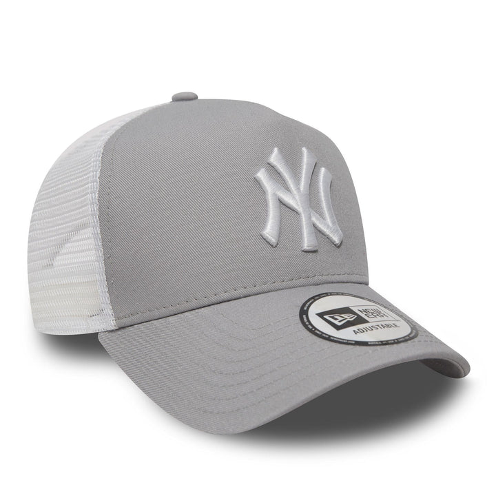 New Era Clean A-Frame Trucker NY Yankees grey/white - Shop-Tetuan