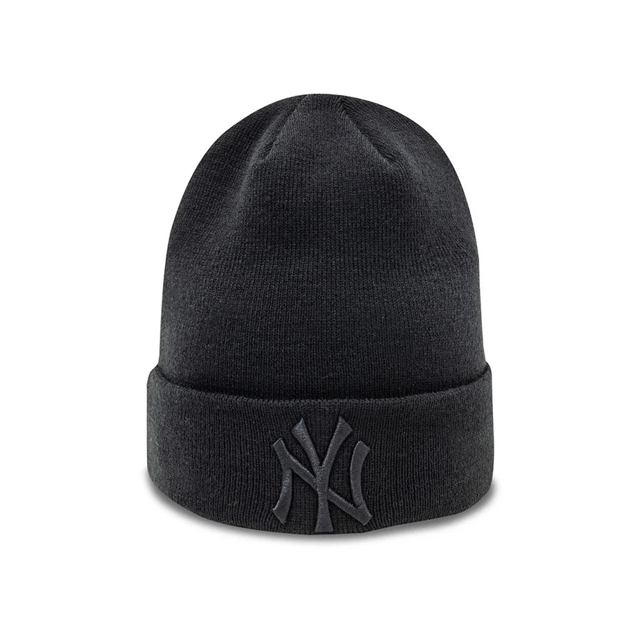 New Era MLB Essential Cuff beanie NY Yankees black/black
