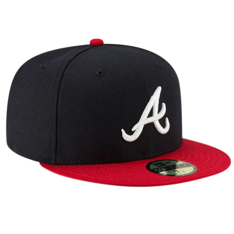 New Era Authentic On Field Home 59Fifty A Braves navy/red - Shop-Tetuan