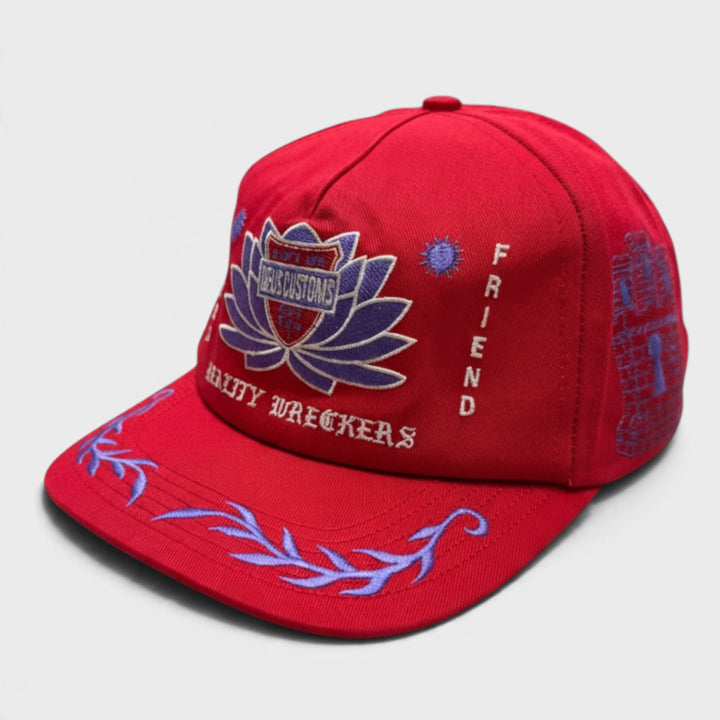 Deus Ex Machina Sacred Crest Cap Red
