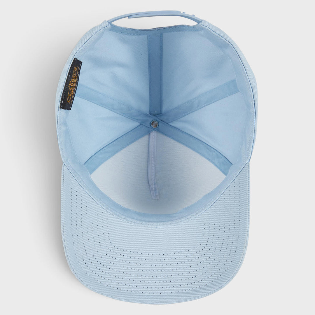 The Classics Yupoong 5-Panel Curved Classic snapback lightblue