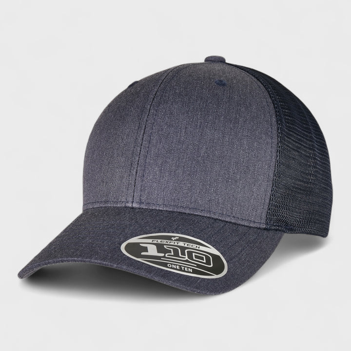 110 Flexfit Melange Trucker heather/navy