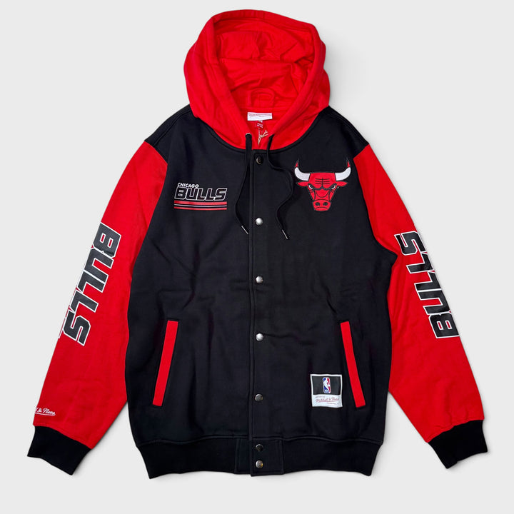 Mitchell &amp; Ness Triple Check Courtside Fleece C Bulls Black