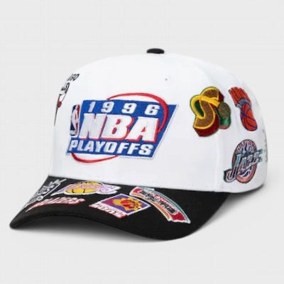 Mitchell &amp; Ness NBA Playoffs Pro snapback white/black - Shop-Tetuan