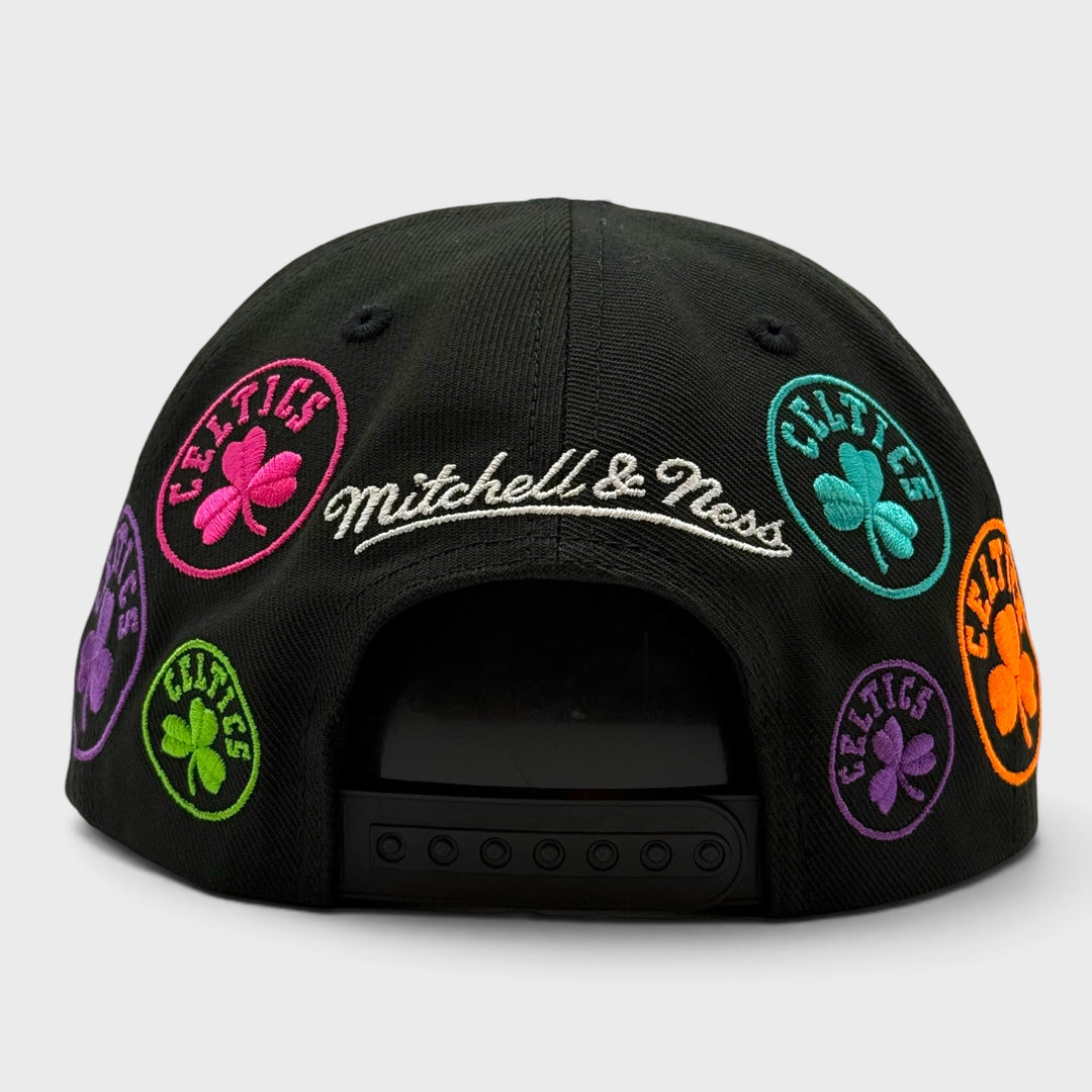 Mitchell &amp; Ness NBA 404 Club Neon Pro Snapback B Celtics black