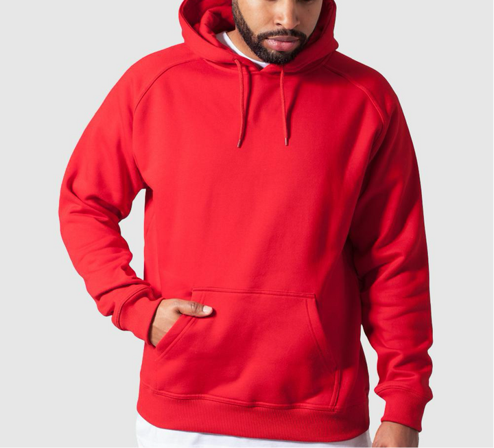 Urban Classics blank hoody red - Shop-Tetuan
