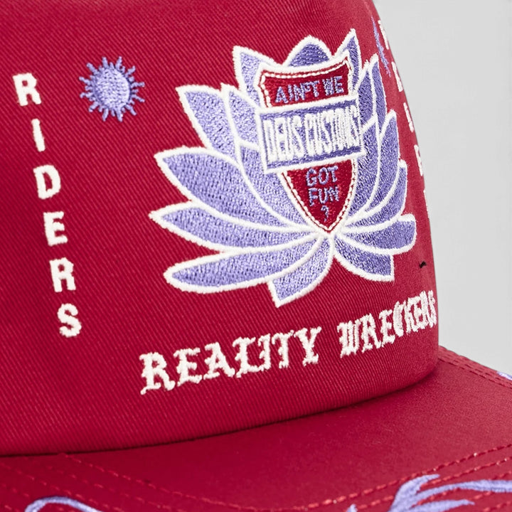 Deus Ex Machina Sacred Crest Cap Red