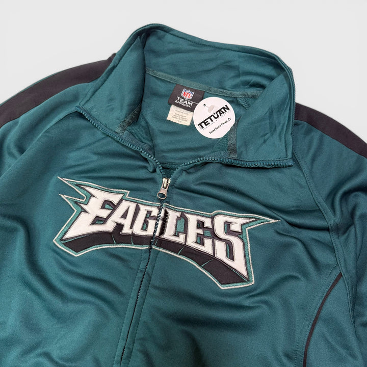 Team Apparel NFL Philadelphia Eagles Vintage Trackjacket teal L - Shop-Tetuan