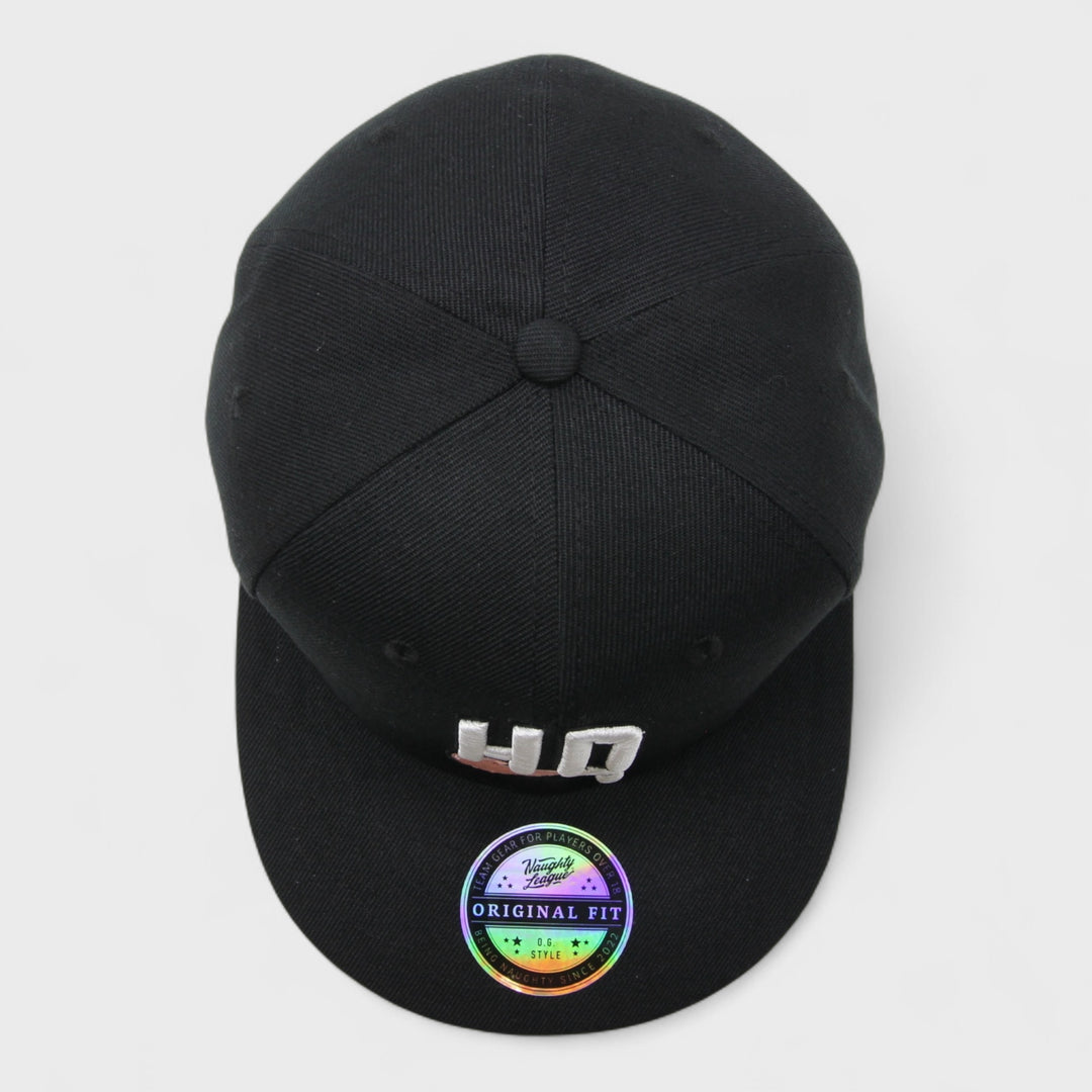 Naughty League Houston Horndogs HD Logo fitted black - Shop-Tetuan