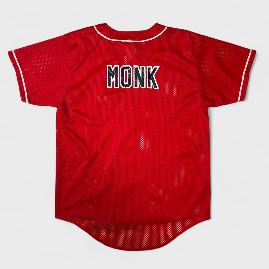 High Five Rural Route 3 Monk Baseball Jersey red L - Shop-Tetuan