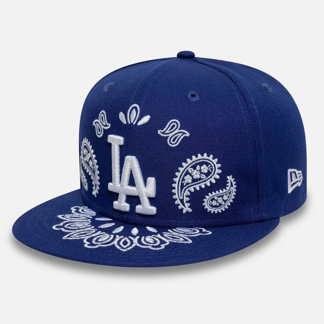 New Era MLB Paisley 59Fifty LA Dodgers blue - Shop-Tetuan