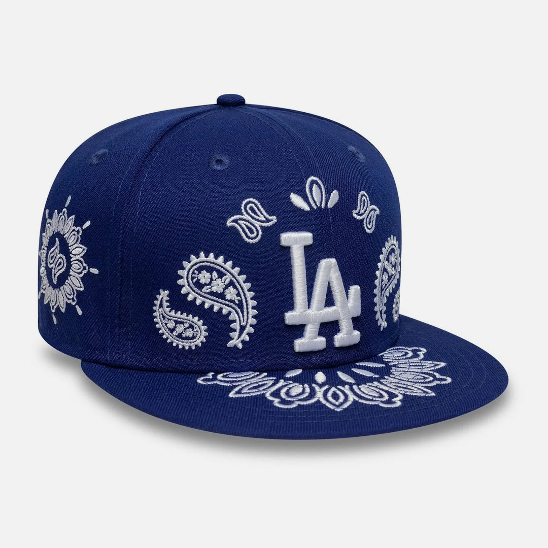 New Era MLB Paisley 59Fifty LA Dodgers blue - Shop-Tetuan