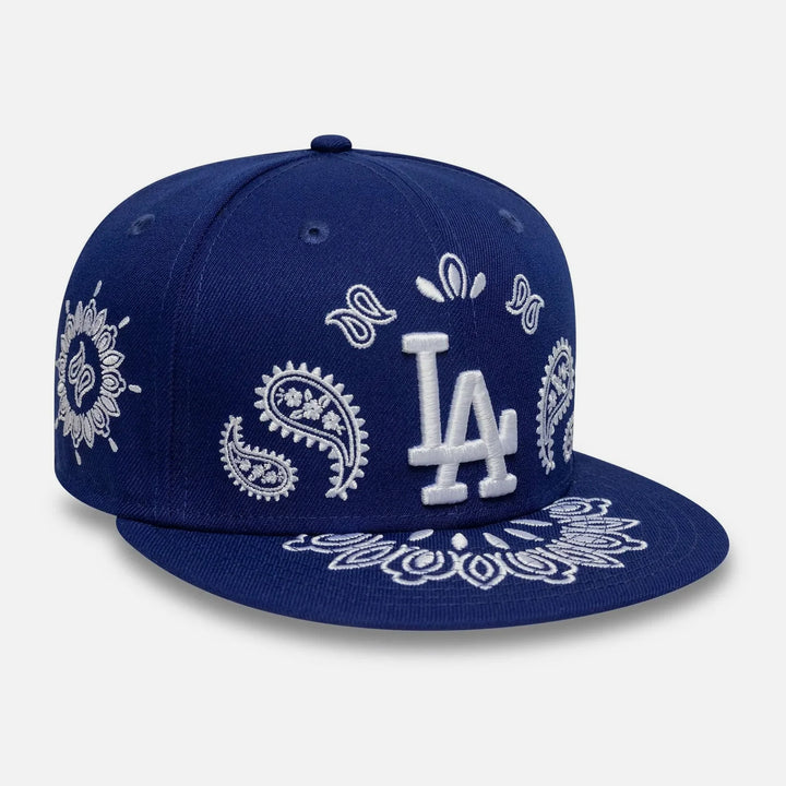 New Era MLB Paisley 59Fifty LA Dodgers blue - Shop-Tetuan