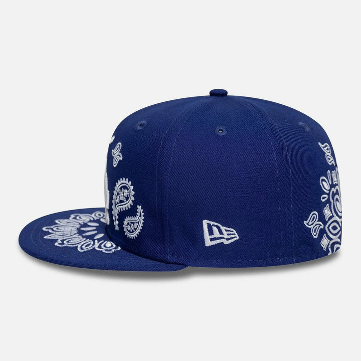New Era MLB Paisley 59Fifty LA Dodgers blue - Shop-Tetuan