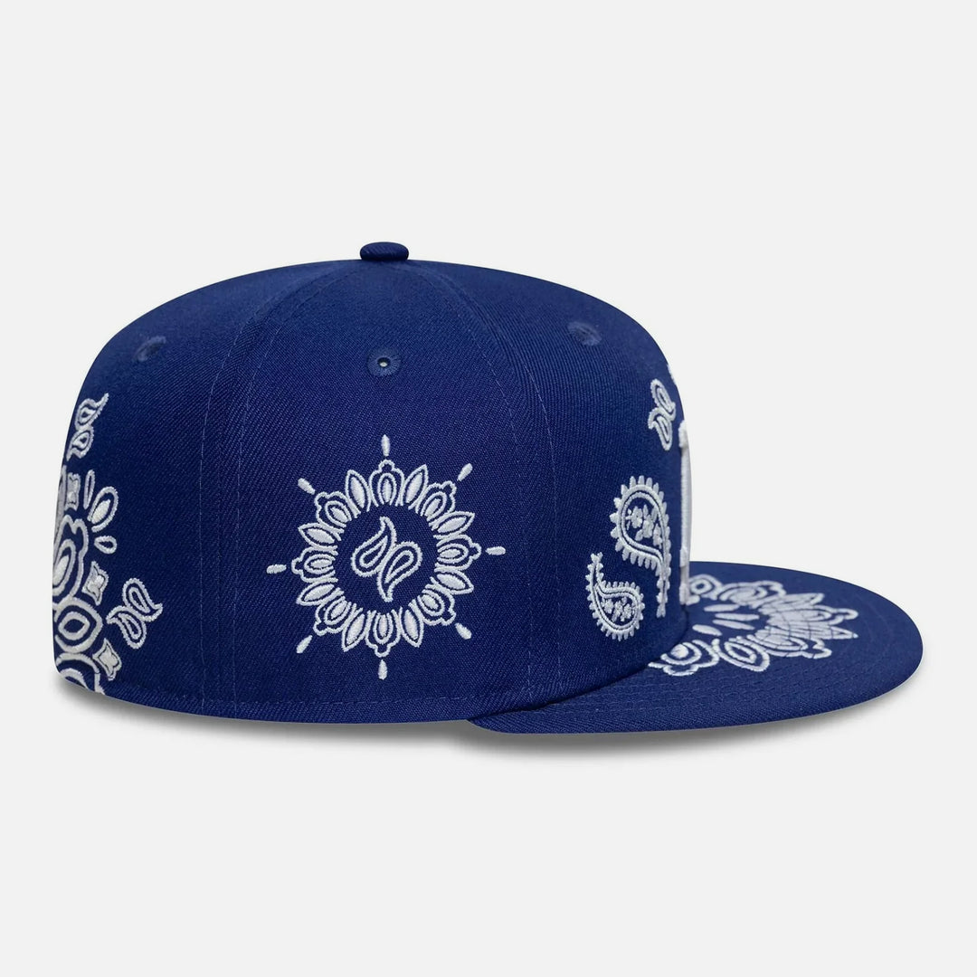 New Era MLB Paisley 59Fifty LA Dodgers blue - Shop-Tetuan