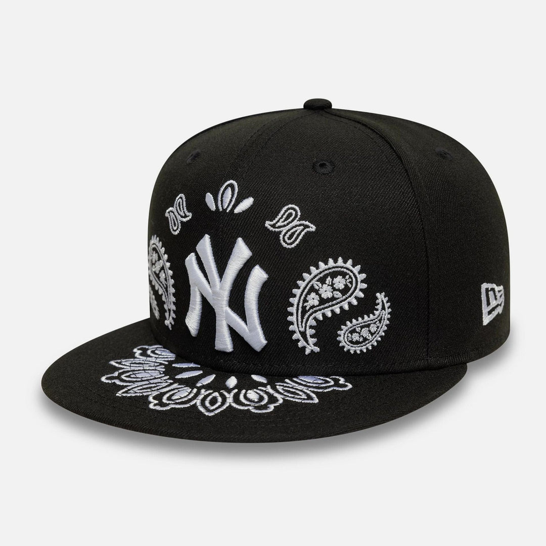 New Era MLB Paisley 59Fifty NY Yankees black - Shop-Tetuan