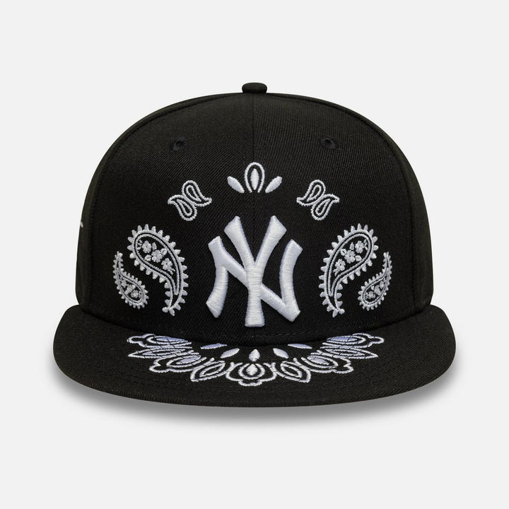 New Era MLB Paisley 59Fifty NY Yankees black - Shop-Tetuan