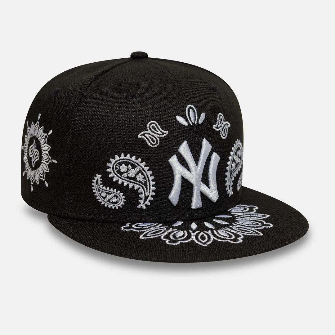 New Era MLB Paisley 59Fifty NY Yankees black - Shop-Tetuan