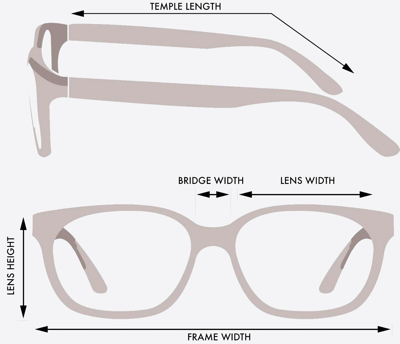 Flat Top Rectangle Unisex Sunglasses black - Shop-Tetuan