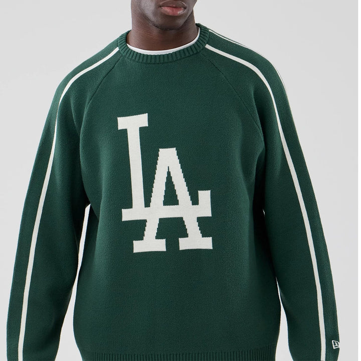 New Era MLB Knit Sweater LA Dodgers green