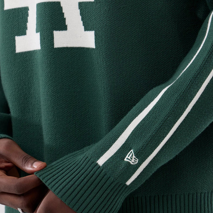 New Era MLB Knit Sweater LA Dodgers green