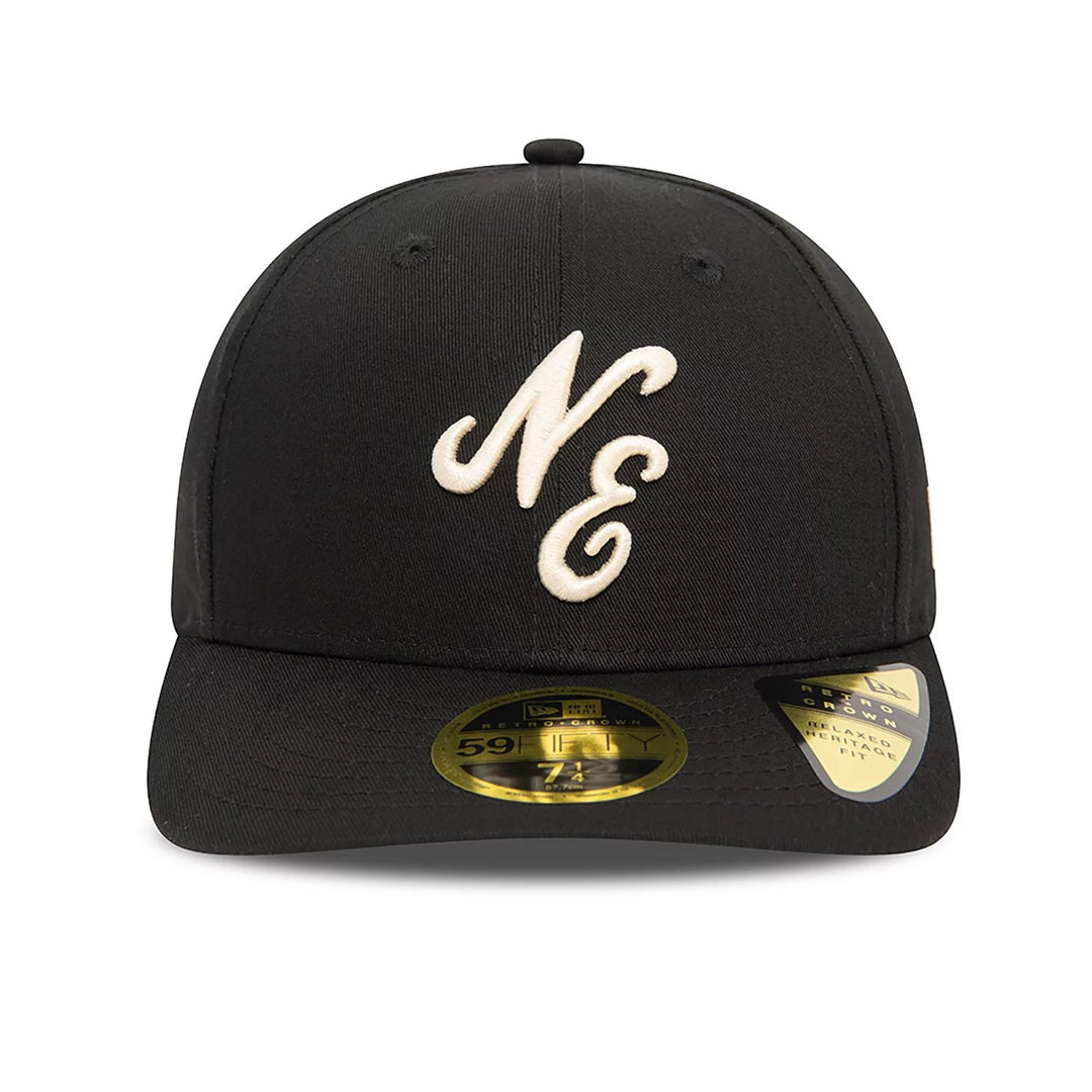 New Era Heritage Script Low Profile 59FIFTY black - Shop-Tetuan