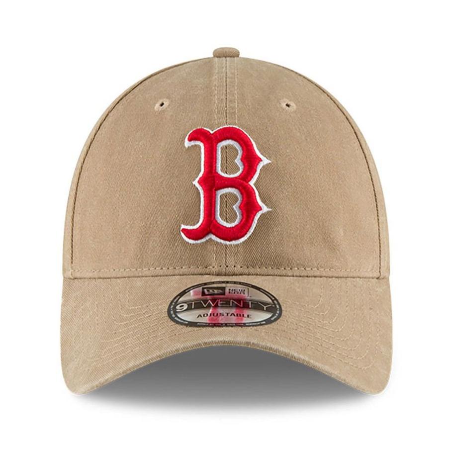 New Era MLB Core Classic 9Twenty B Red Sox khaki - Shop-Tetuan