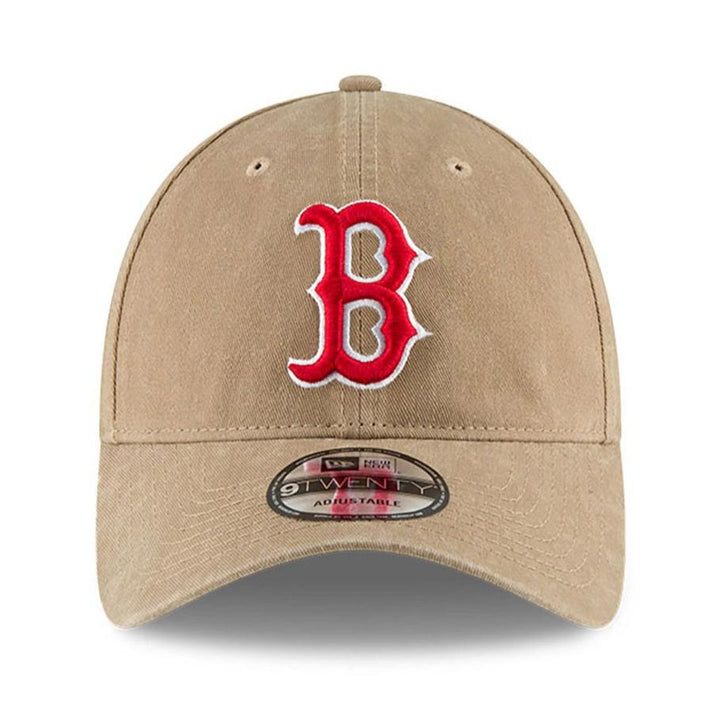 New Era MLB Core Classic 9Twenty B Red Sox khaki - Shop-Tetuan