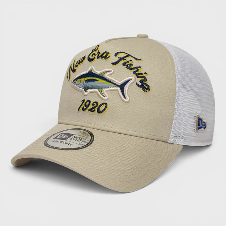 New Era Fishing 9Forty A-Frame Trucker light beige - Shop-Tetuan
