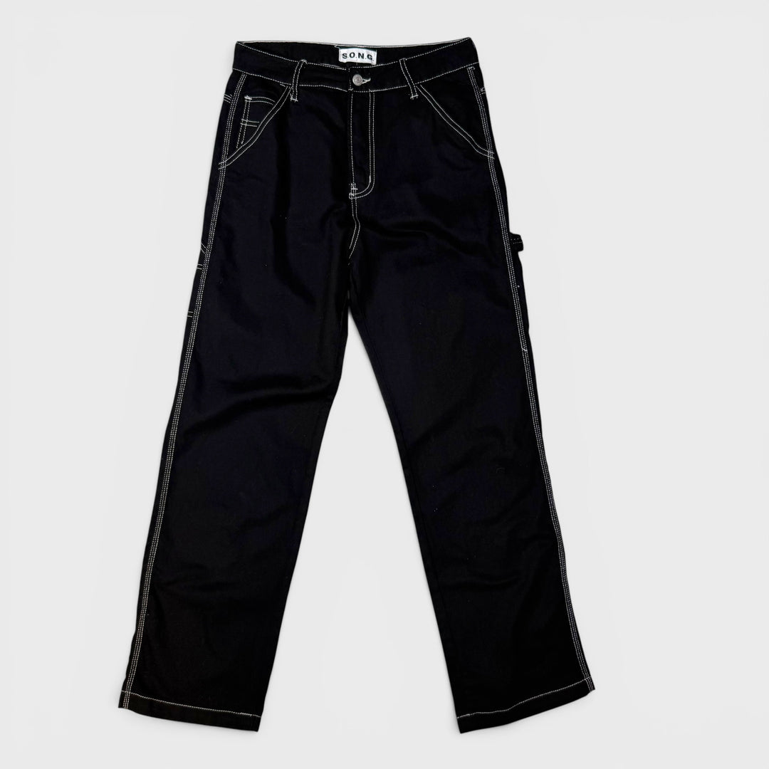 S.O.N.G. Y2K jeans black denim W29 - Shop-Tetuan