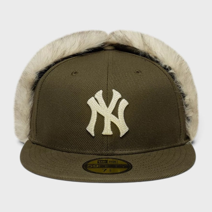 New Era MLB Cotton Canvas Dogear 59Fifty NY Yankees olive green