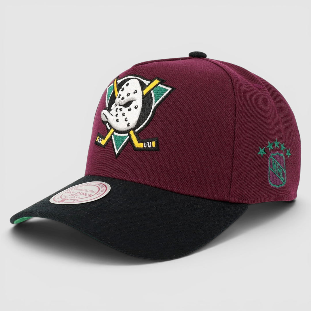 Mitchell & Ness NHL Legendary Home Pro Snapback Vintage A Ducks Purple - Shop-Tetuan