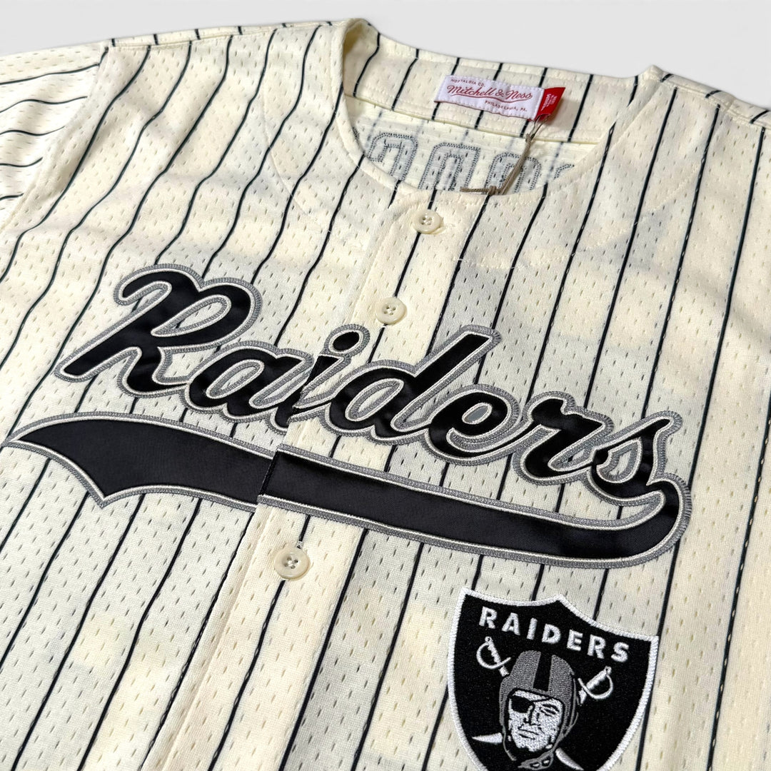 Mitchell &amp; Ness N&amp;N Mesh Button Front Charles Woodson O Raiders