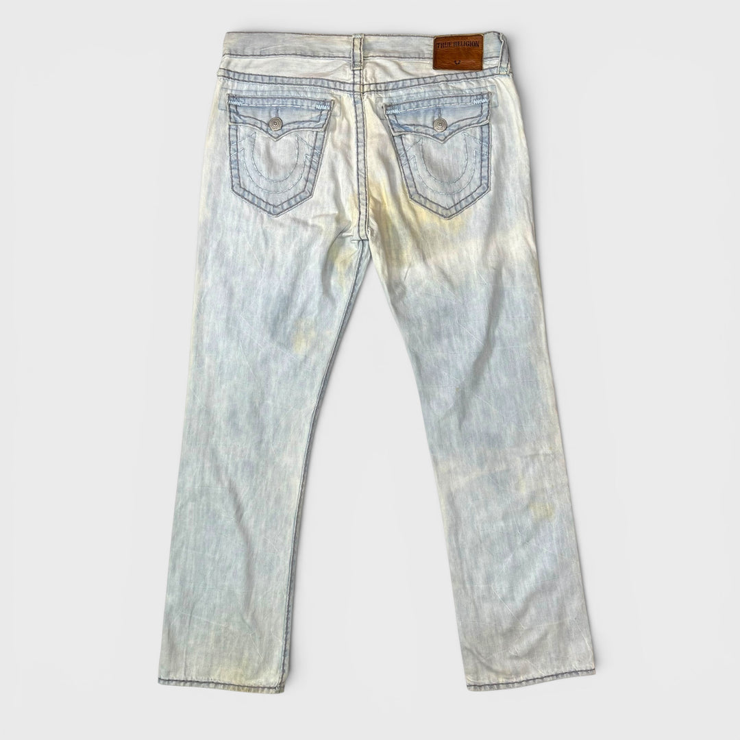 True Religion Ricky Relaxed Straight jeans distressed 38