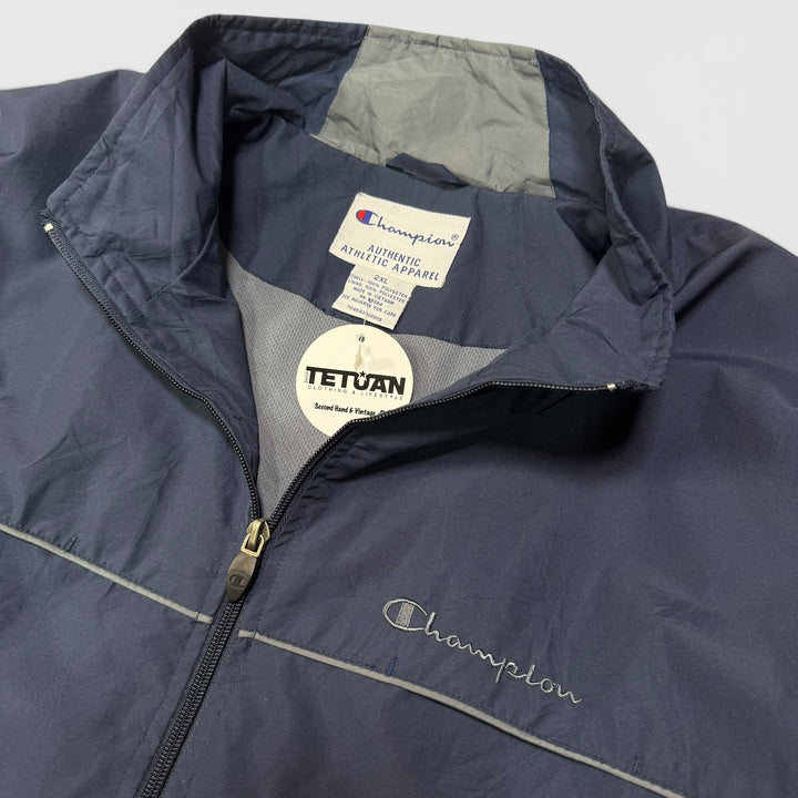 Champion 90s Vintage windbreaker navy 2XL - Shop-Tetuan
