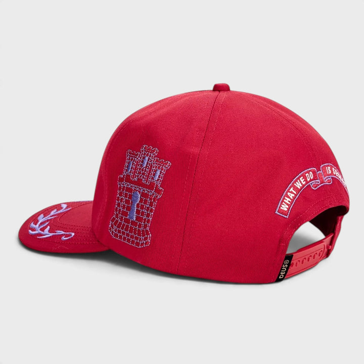 Deus Ex Machina Sacred Crest Cap Red