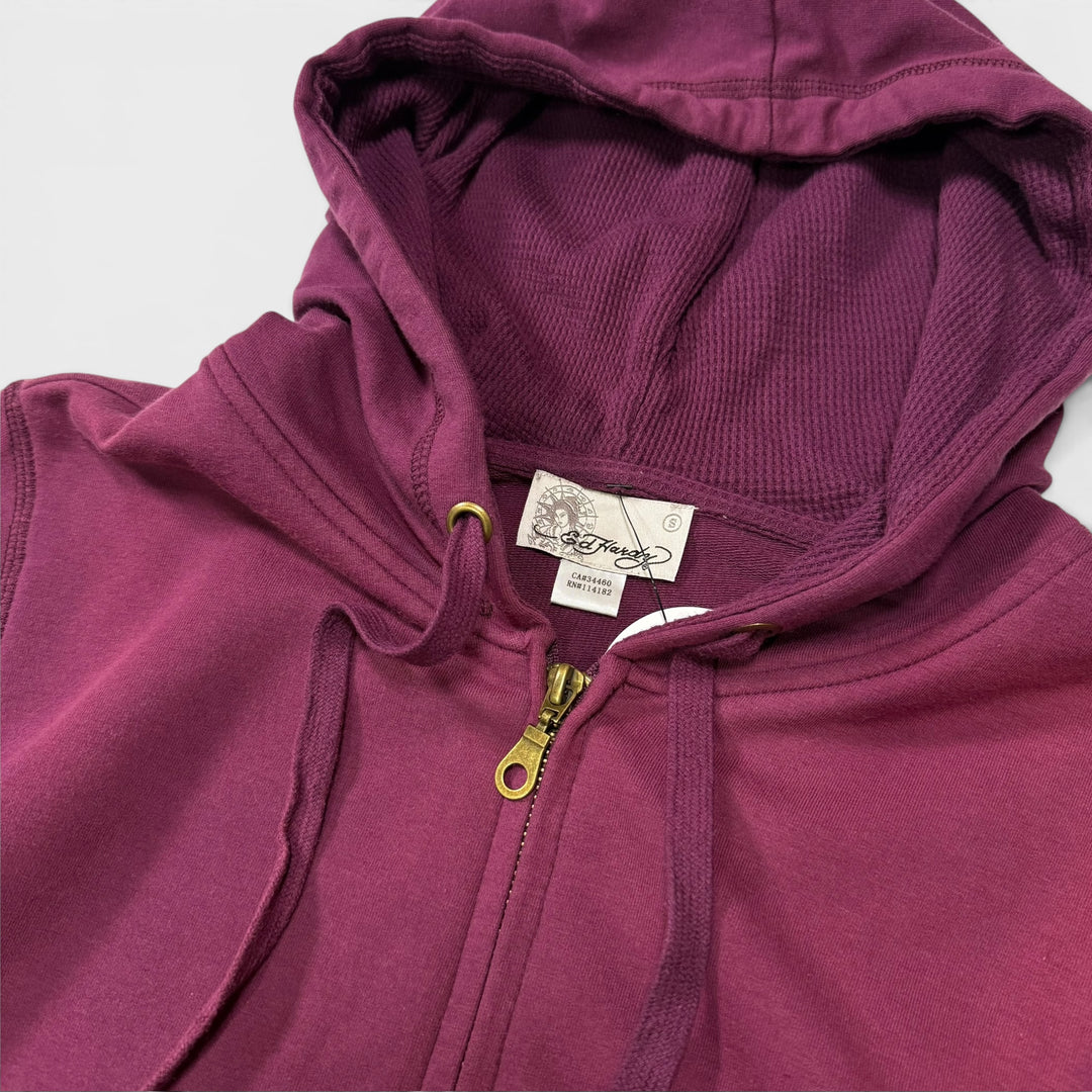 Ed Hardy Vintage Eternal Love burgundy S