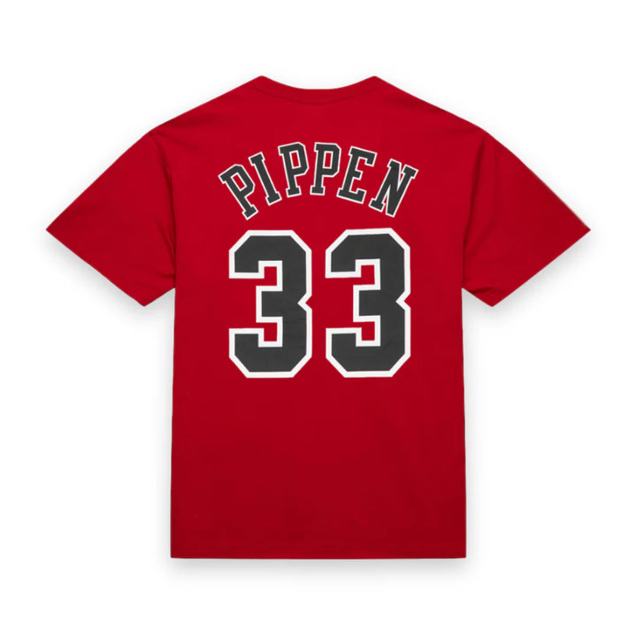 Mitchell &amp; Ness NBA N&amp;N tee C Bulls Scottie Pippen red - Shop-Tetuan
