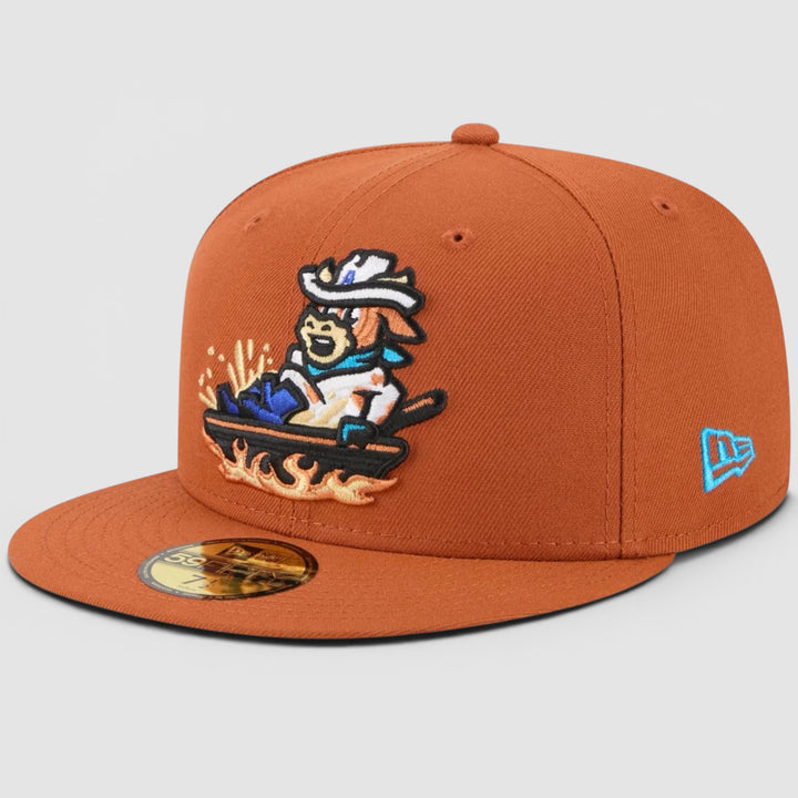 New Era MiLB Theme Night 59Fifty Amarillo Sod Poodles orange