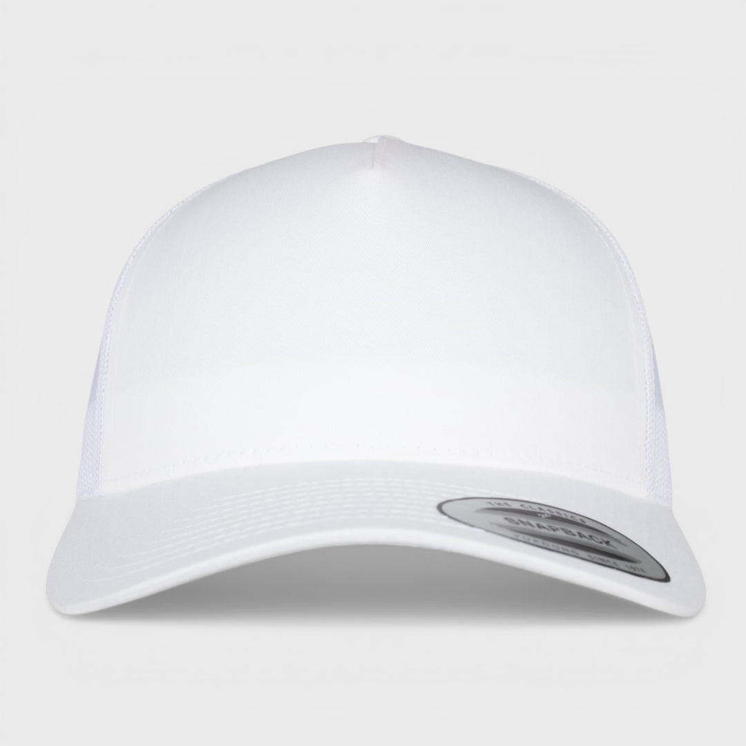 The Classics Yupoong 5-panel Retro Trucker cap white - Shop-Tetuan