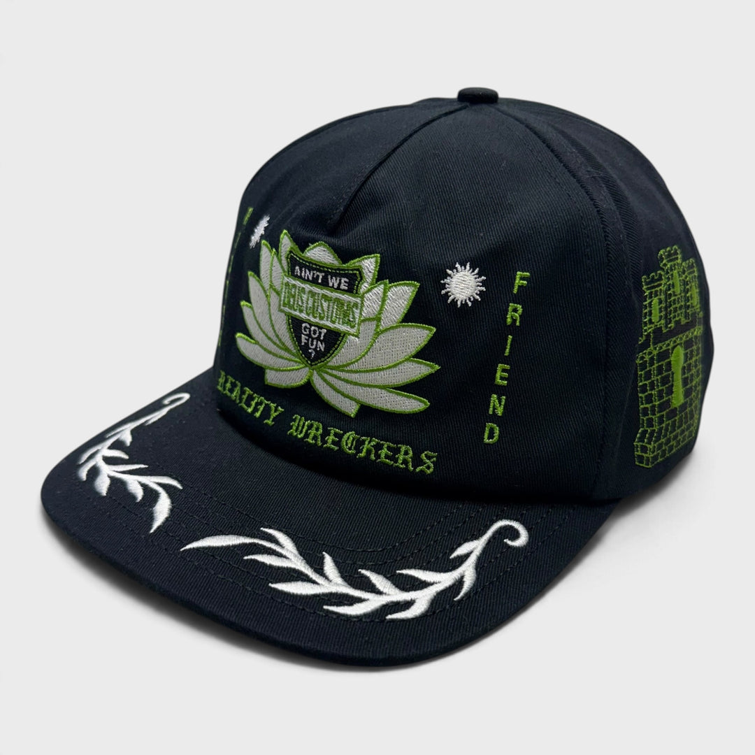 Deus Ex Machina Sacred Crest Cap Black