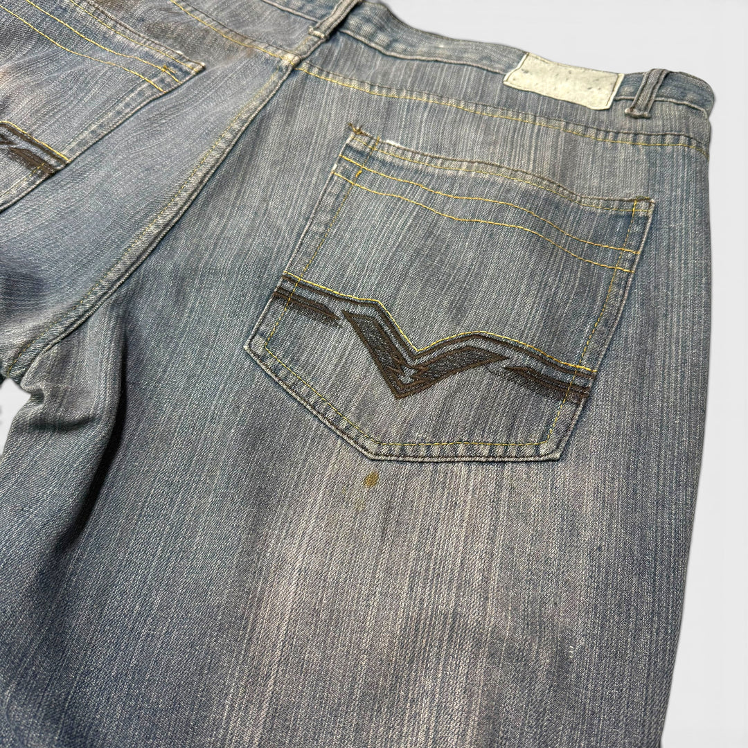 Revoke Y2K Baggy jeans denim blue w42xl32 - Shop-Tetuan
